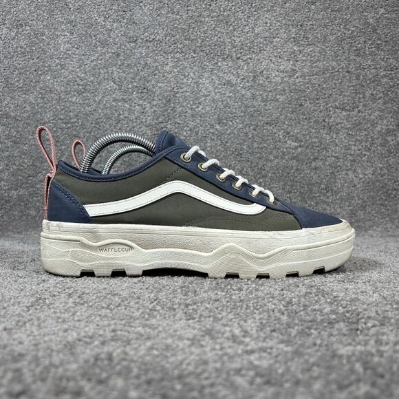VANS Sentry Old Skool WC Women’s 10 Men’s 8.5 Blue Green Canvas Skate Shoes Used - Picture 1 of 13